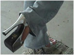 Driving in heels